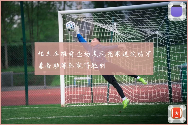 帕夫洛维奇全场表现亮眼进攻防守兼备助球队取得胜利